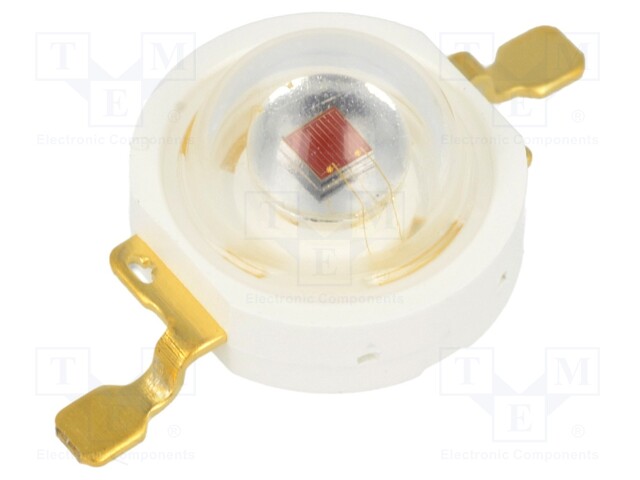 Power LED; cherry red; Pmax: 1W; 720-740nm; 130°; SMD; 1.5÷2.75V