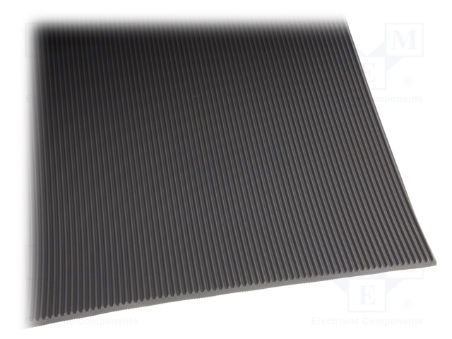 Floor mat; L: 1.25m; W: 1m; Thk: 4.5mm; grey; 8.4kg