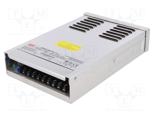 Power supply: switched-mode; LED; 400W; 24VDC; 21.6÷26.4VDC; 16.7A