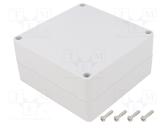 Enclosure: multipurpose; X: 120mm; Y: 120mm; Z: 60mm; polycarbonate