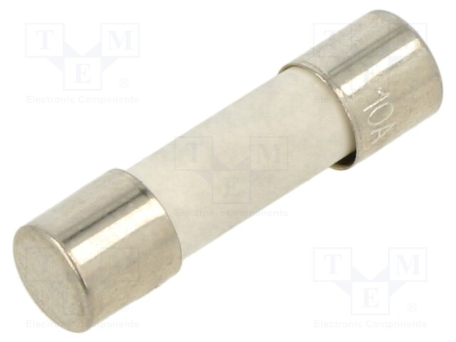 Fuse: fuse; time-lag; 8A; 250VAC; ceramic; 20x5.2mm; brass; bulk