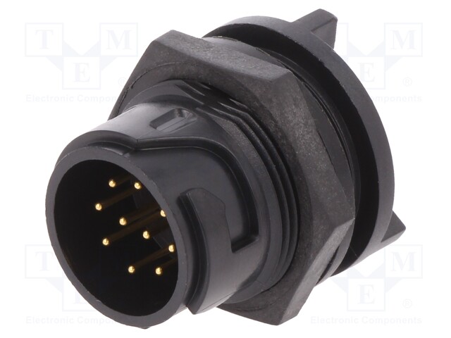 Connector: circular; socket; male; PIN: 10; Buccaneer 4000; THT