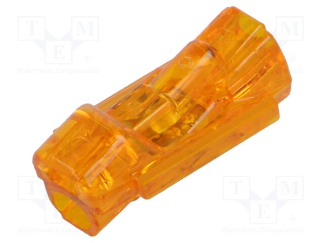 Quick splice; spring clamp; 0.5÷4mm2; 600V; 32A; for cable; ways: 1