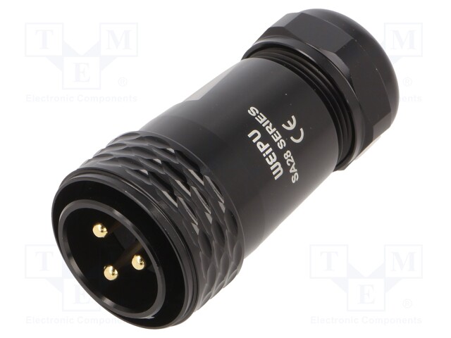 Circular; SA28; IP67; soldering; -40÷85°C