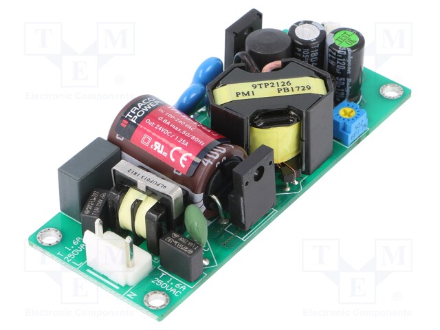 Power supply: switched-mode; 30W; 120÷370VDC; 85÷264VAC; OUT: 1