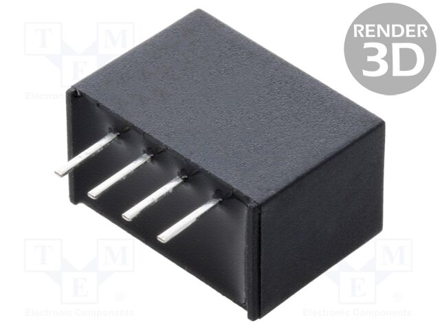 Converter: DC/DC; 3W; Uin: 10.8÷13.2V; Uout: 9VDC; Iout: 333mA; SIP