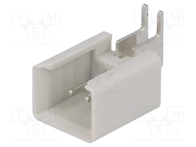 Socket; IDC; male; PIN: 2; angled 90°; THT; tinned; 2.54mm