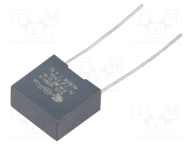 Capacitor: polypropylene; 100nF; 13x12x6mm; THT; ±20%; 10mm; 560VDC