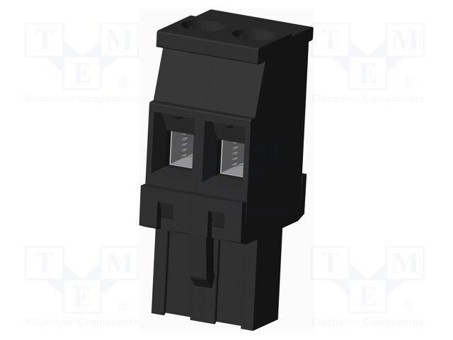 Connector: pluggable terminal block; plug; female; angled 90°