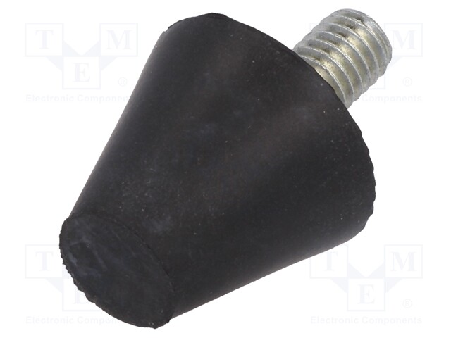 Vibroisolation foot; Ø: 60mm; Shore hardness: 70±5; 3258N; 326N/mm