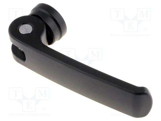 Lever; clamping; Thread len: 12mm; Lever length: 63mm; Body: black