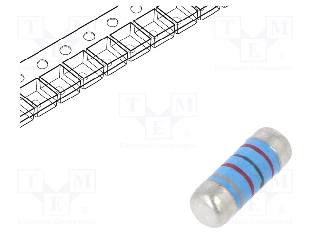 Resistor: thin film; SMD; 0207 melf; 82kΩ; 1W; ±1%; Ø2.2x5.9mm