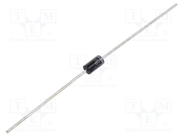 Diode: rectifying; THT; 1kV; 1A; Ammo Pack; Ifsm: 27A; DO41; Ir: 50uA