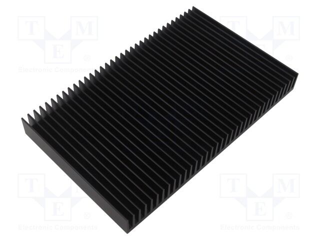 Heatsink: extruded; grilled; universal; black; L: 150mm; W: 245mm