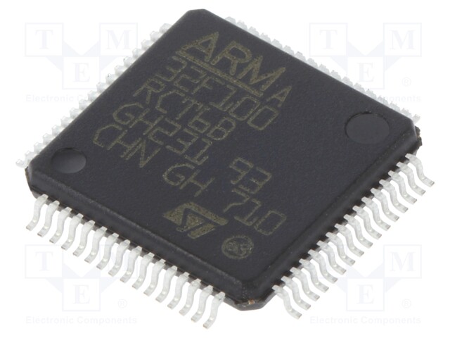 ARM microcontroller; Flash: 256kB; 24MHz; SRAM: 24kB; LQFP64