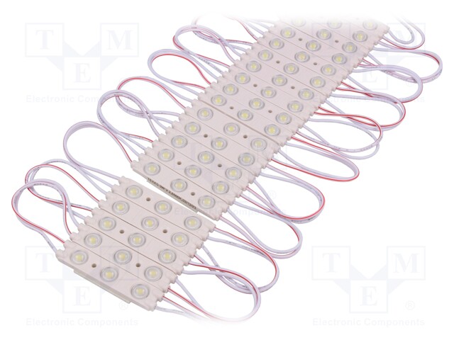 LED; white; 720mW; 6500K; 66lm; IP67; 160°; No.of diodes: 3; -25÷55°C