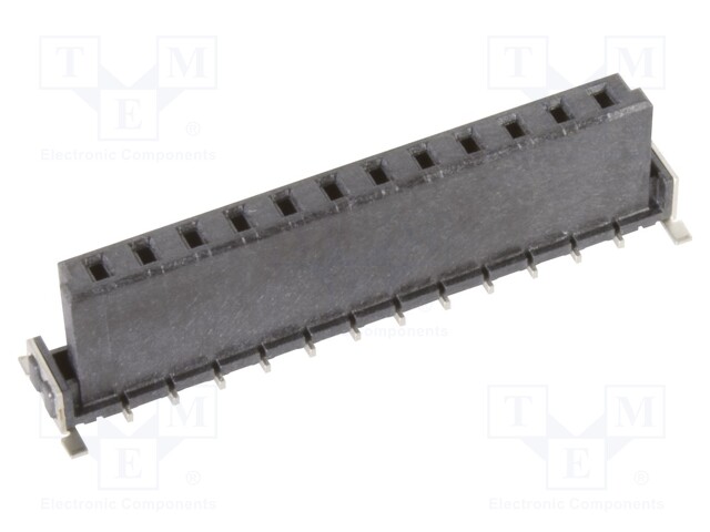 Connector: PCB to PCB; female; PIN: 12; 2.54mm; -55÷125°C; 18A; SMT