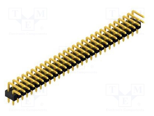 Connector: pin strips; pin header; male; PIN: 56; 2.54mm; THT; 2x28