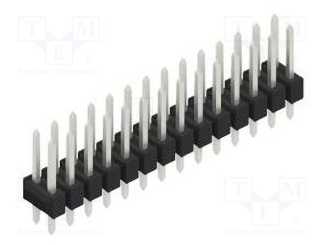 Connector: pin strips; pin header; male; PIN: 28; 2.54mm; THT; 2x14