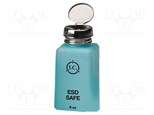 Tool: dosing bottles; blue (bright); polyurethane; 236ml; 1÷10GΩ
