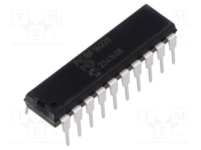 IC: PIC microcontroller; Memory: 64kB; SRAM: 4096B; EEPROM: 256B