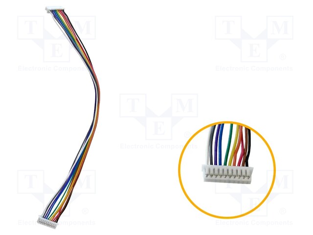 Cable; PIN: 10; Molex; Contacts ph: 1.25mm; Len: 150mm