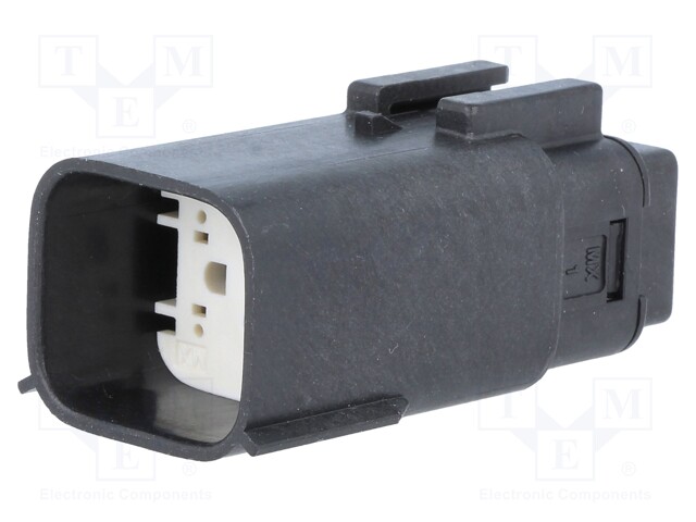 Connector: automotive; MX150L; plug; male; 16AWG÷14AWG; PIN: 6; IP67