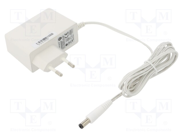 Power supply: switched-mode; plug; 24VDC; 1A; 24W; Plug: EU; 86.16%