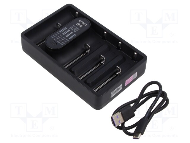 Charger: for rechargeable batteries