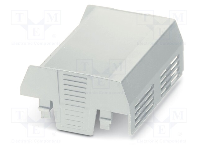 Cover; for enclosures; UL94HB; Series: EH 90 FLAT; Mat: ABS; grey