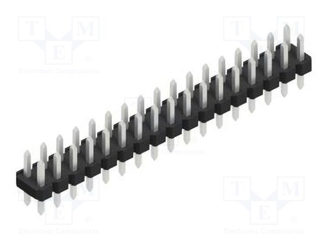 Connector: pin strips; pin header; male; PIN: 34; 2.54mm; THT; 2x17