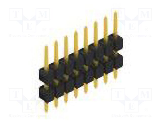 Connector: pin strips; pin header; male; PIN: 8; 2.54mm; THT; 1x8