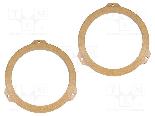 Spacer ring; MDF; 165mm; Opel; impregnated,varnished