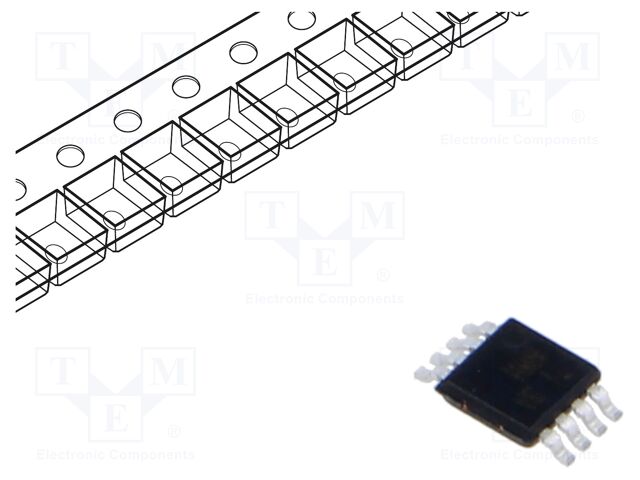 IC: interface; transceiver; half duplex,RS485; 20000kbps; VSSOP8