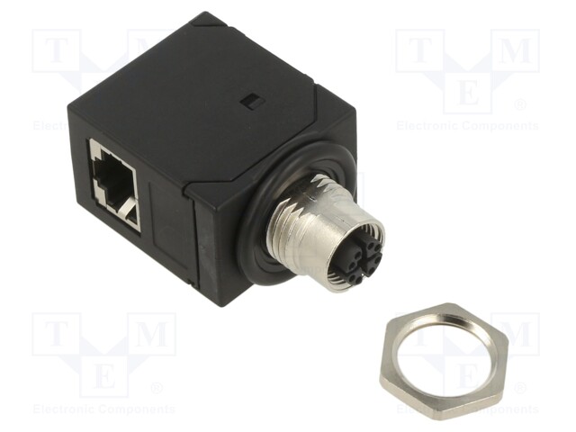 Adapter; M12 female X coded,RJ45 socket; X code-ProfiNET