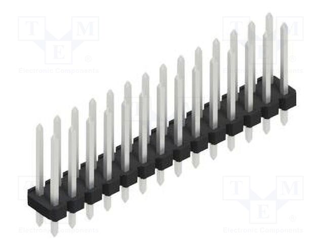 Connector: pin strips; pin header; male; PIN: 28; 2.54mm; THT; 2x14