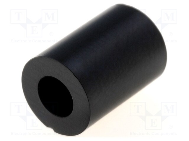 Spacer sleeve; cylindrical; polystyrene; L: 10mm; Øout: 7mm; 70°C