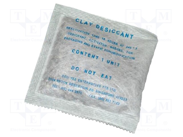 Desiccant; ESD; 150x91mm; 100pcs; EN 61340-5-1,MIL-D-3464 E; 140g