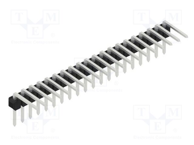 Connector: pin strips; pin header; male; PIN: 20; 2.54mm; THT; 1x20