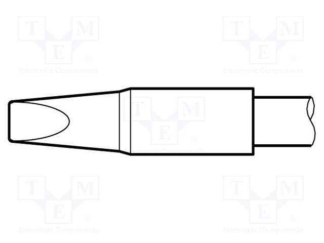 Tip; chisel; 3.2x1.2mm; longlife