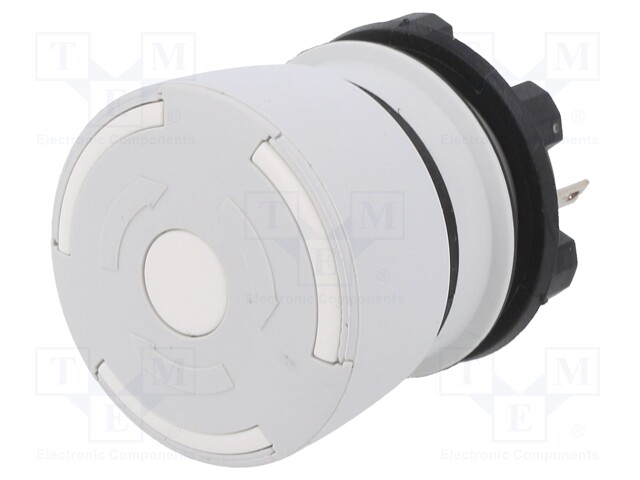 Switch: emergency stop; Stabl.pos: 2; NC x2; 22mm; light grey