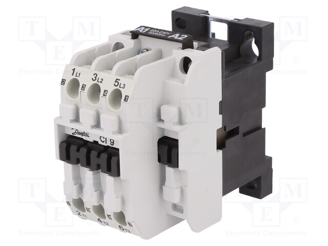 Contactor: 3-pole; NO x3; 230VAC; 9A; DIN,panel; CI 9; -30÷70°C