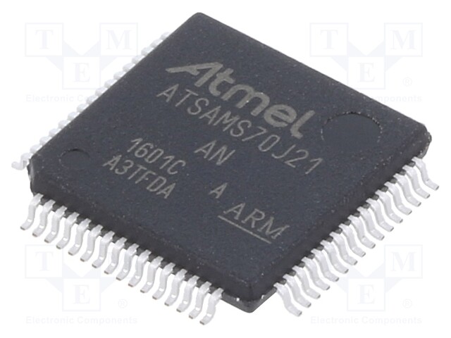 ARM microcontroller; SRAM: 384kB; Flash: 2MB; LQFP64; 1.62÷3.6VDC