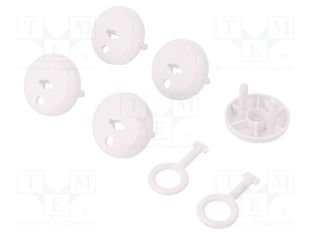 Connector accessories: protection cap; white