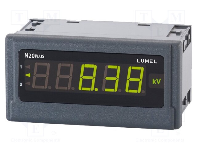 Voltmeter; digital,mounting; 0÷75mV; Display: 5-digit LED; 250g