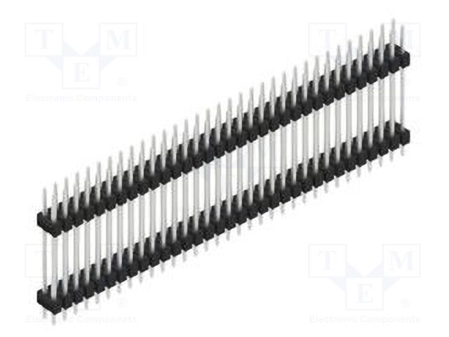 Connector: pin strips; pin header; male; PIN: 66; 2.54mm; THT; 2x33
