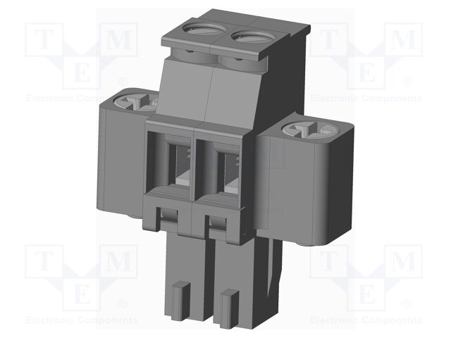 Connector: pluggable terminal block; plug; female; angled 90°