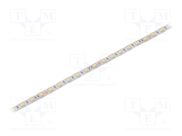 LED tape; white cold; 5050; 24V; LED/m: 60; 10mm; white PCB; IP64