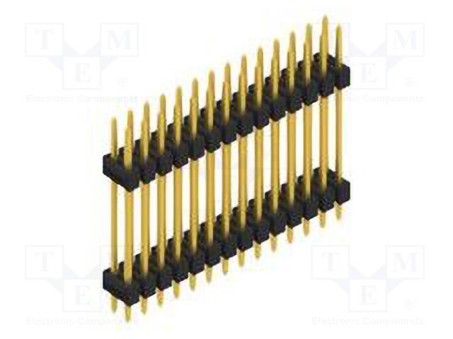 Connector: pin strips; pin header; male; PIN: 28; 2.54mm; THT; 2x14