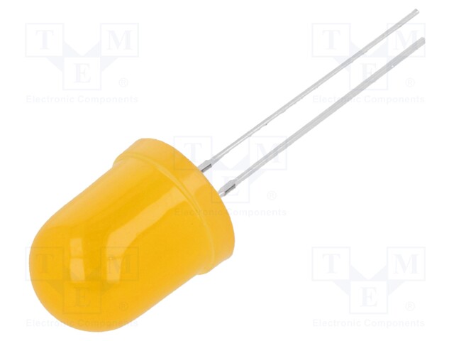 LED; 10mm; orange; 220÷330mcd; 30°; 3÷5V; 20mA; Variant: blinking